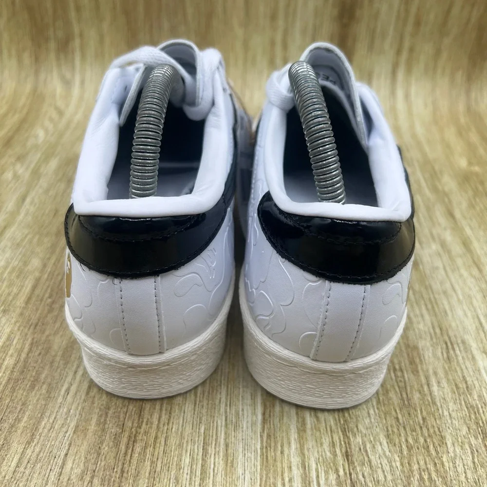 Adidas BAPE x Superstar Vintage Men's Size 7 Women's 8 White Black Gold JR2701